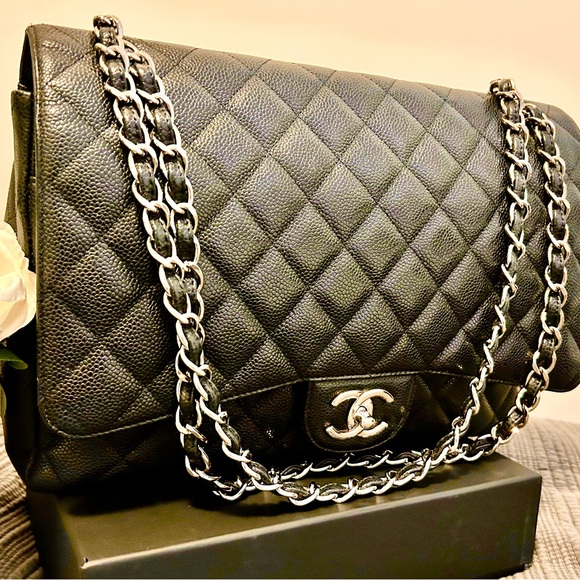CHANEL Handbags - ❌SOLD❌5200$ Chanel jumbo caviar classic maxi double flap